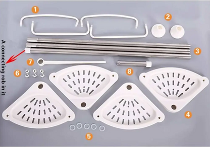 Étagère de coin Extensible